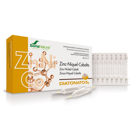 Diatonato 5-2 · Zinc-Níquel-Cobalto Soria Natural · 28 ampollas
