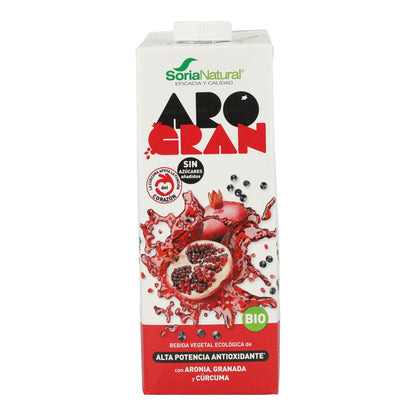 Bebida AROGRAN ( Aronia, Granada y Cúrcuma) BIO Soria Natural 1 L