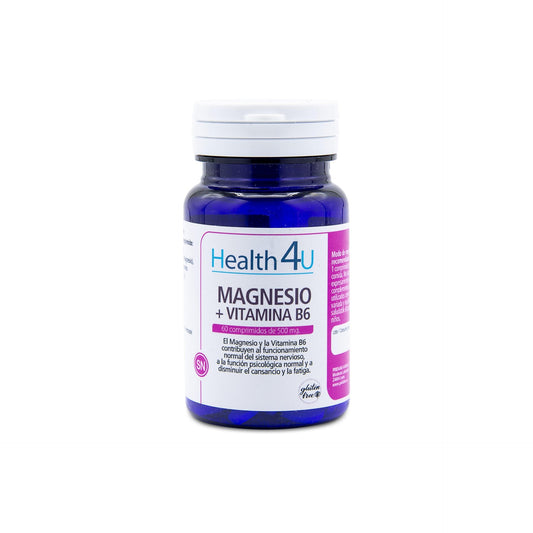 H4U Magnesio + vitamina B6 60 comprimidos de 500 mg