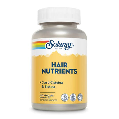 Hair Nutrients Solaray 120 cápsulas