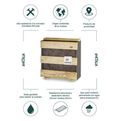 Jardín vertical S Hortalia