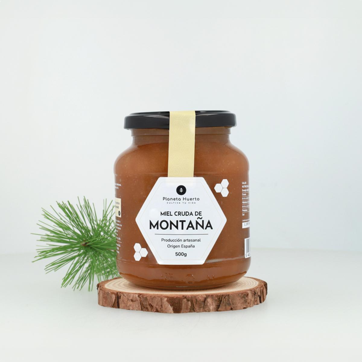 Miel Cruda de Montaña Planeta Huerto 500 gr