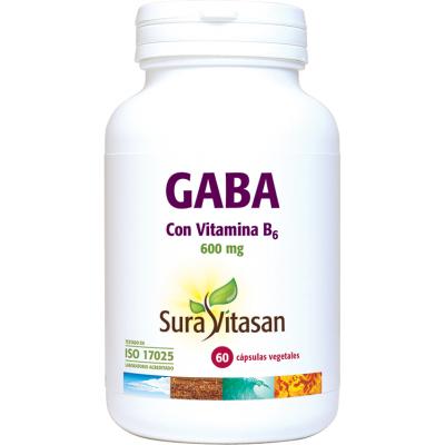 Gaba 600 mg con vitamina B6 - 60 Caps Sura Vitasan