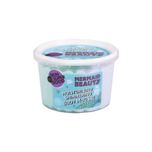 Mousse corporal hidratante con brillo «Mermaid Beauty», Skin Super Good 250 ml