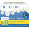Tampón regular sin aplicador bio Natracare 10 uds