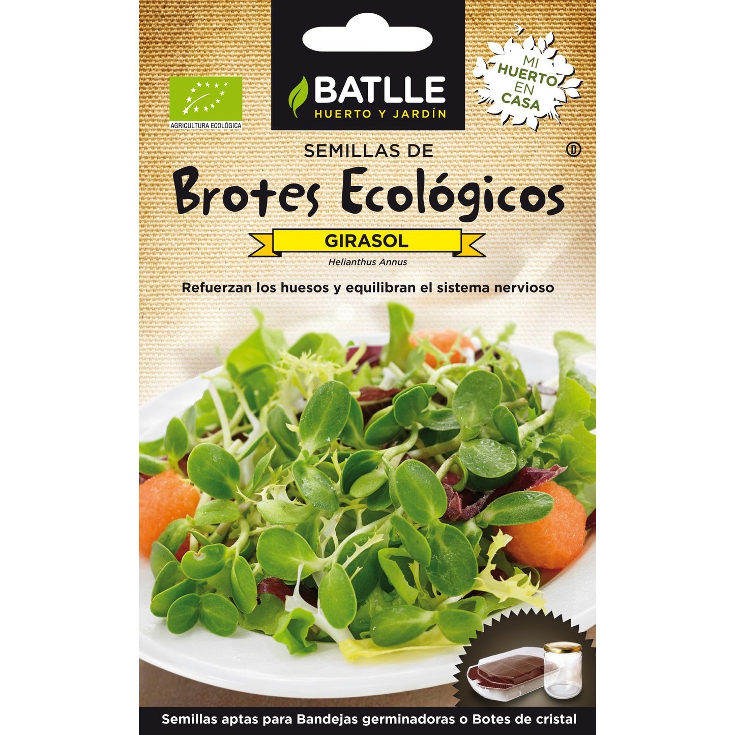 Semillas brotes eco Girasol Batlle