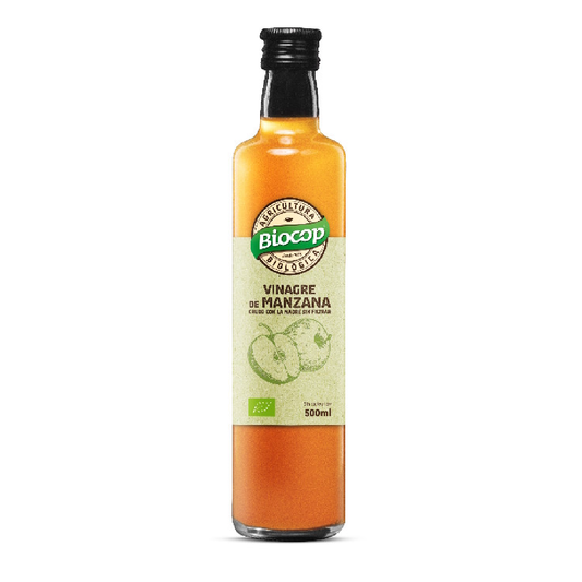 Vinagre de Manzana Sin Filtrar Biocop 500 ml