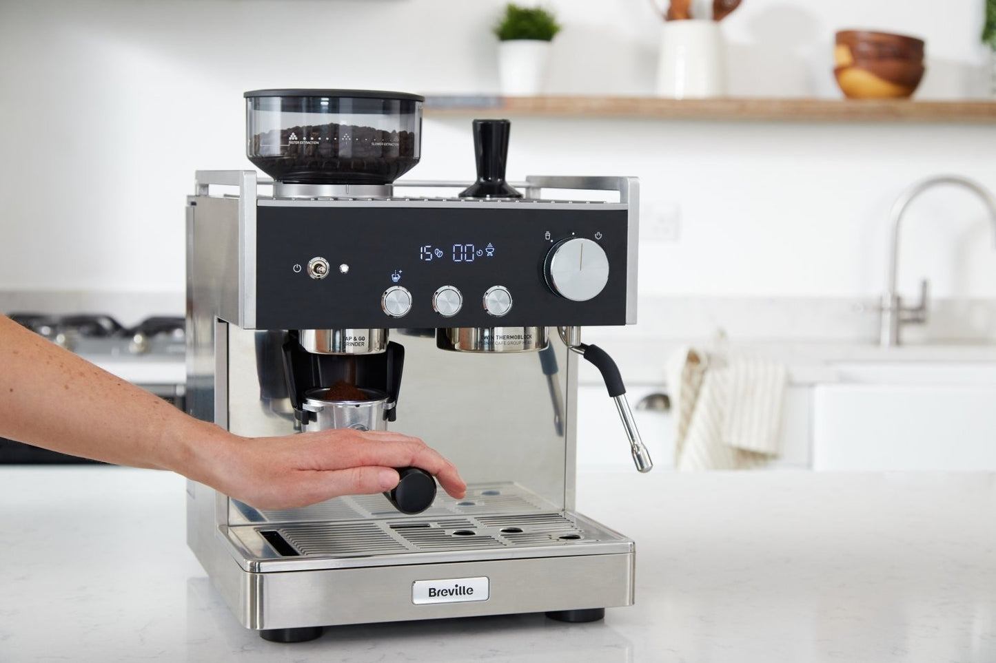 Cafetera Expresso automática Breville Barista Signature