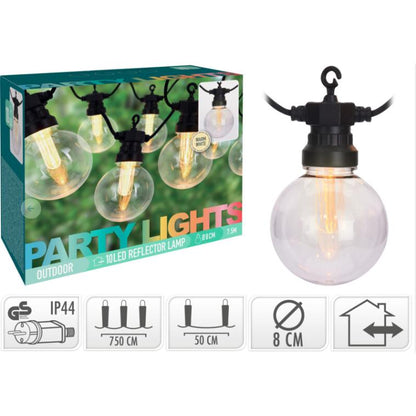 Guirnalda 10 Bombillas De 10Leds,