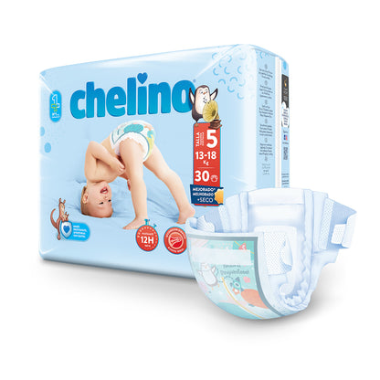 CHELINO PAÑAL T5 Pasitos (13-18Kg) 30 uds