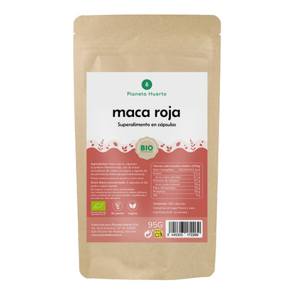 Maca Roja BIO Planeta Huerto 150 cápsulas