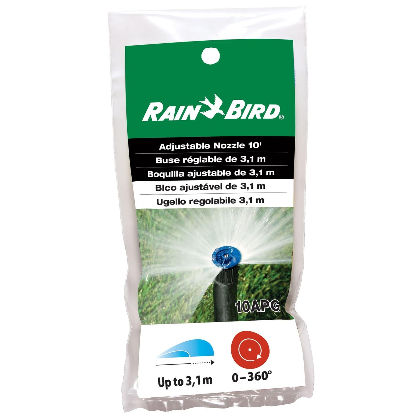 Boquilla regulable de 0 a 360° Rainbird