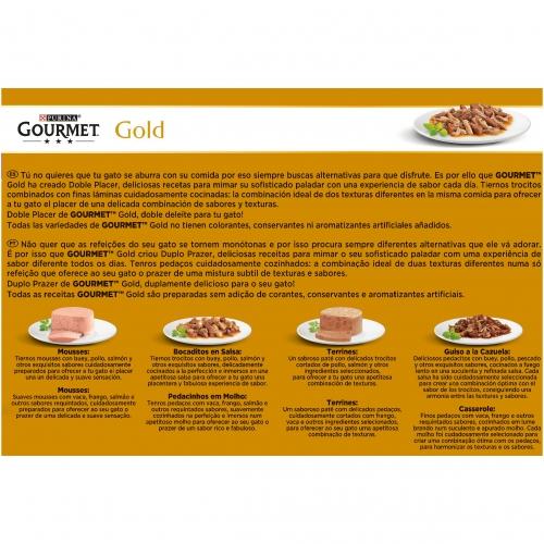 GOURMET GOLD Doble Placer Surtido Multipack (12x85g)