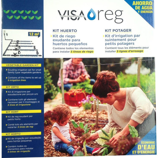 Kit riego por exudación huerto 12m² Visa Reg
