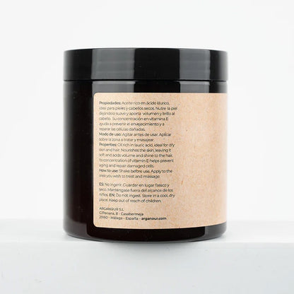 Aceite de coco BIO 100% puro Arganour 250ml