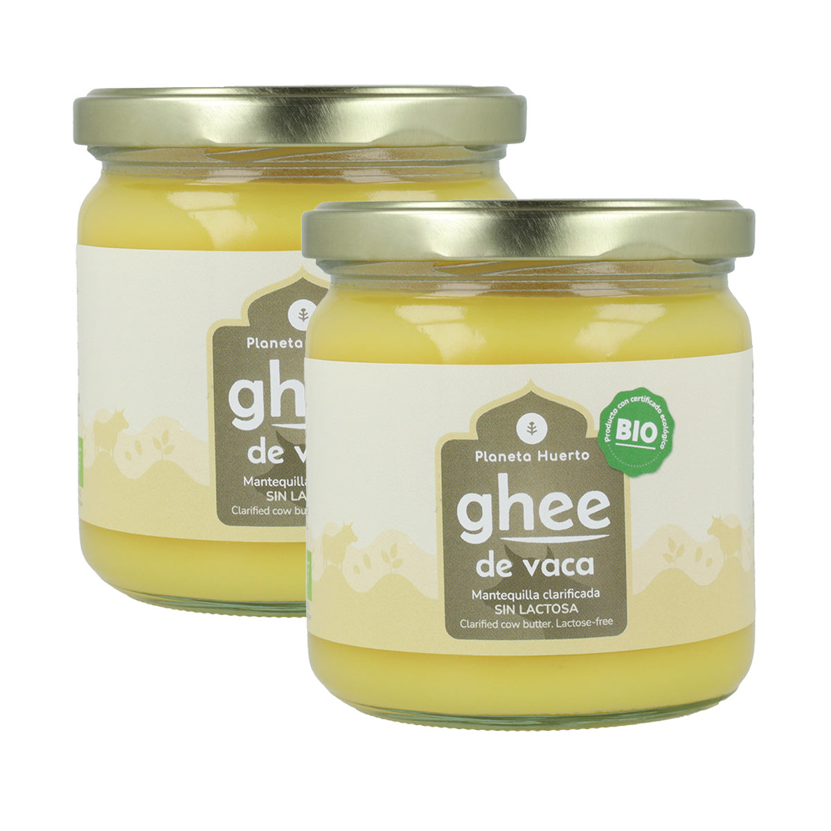 Pack 2x Ghee mantequilla clarificada ECO Planeta Huerto 300 g