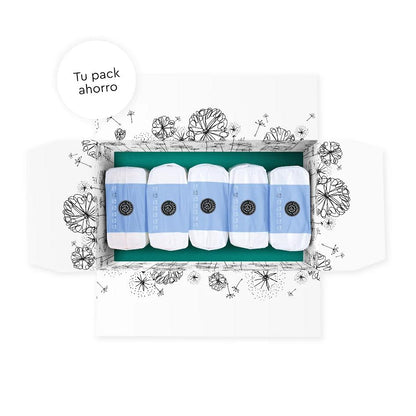 Pack ahorro Pañales LILLYDOO, Talla 2, 4-8 Kg, 185 uds