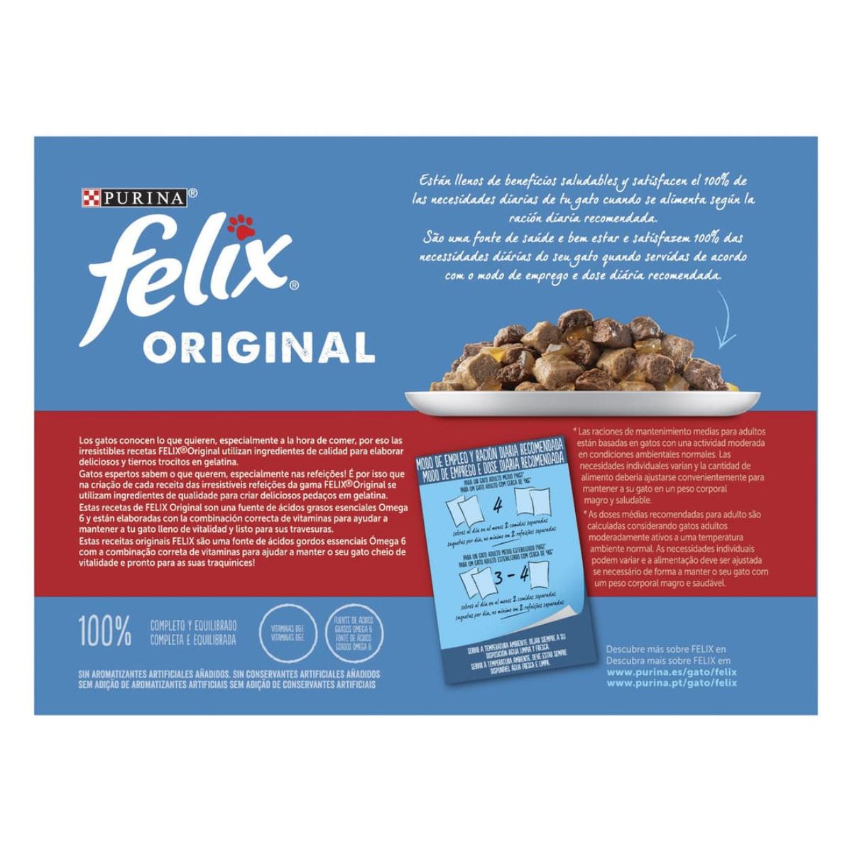 FELIX Original Festín de Sabores en Gelatina 12x85g