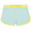 Bañador short de rayitas protector contra rayos UV