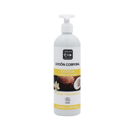 Loción corporal exótica Vainilla & Coco Bio 500 ml NaturaBIO