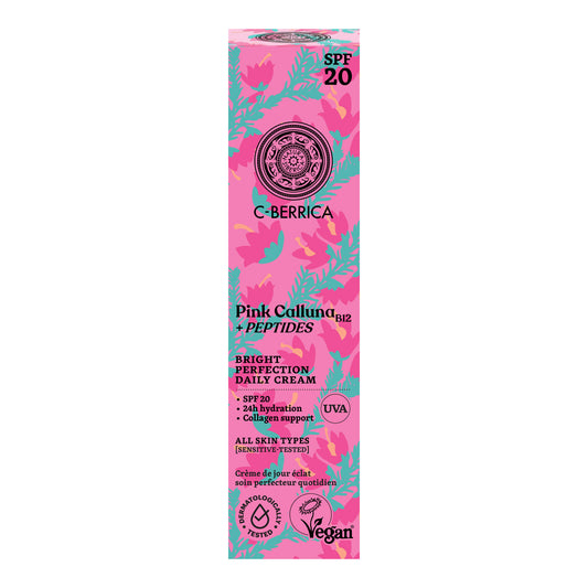 Crema de Día Facial Piel Perfecta y Luminosa SPF 20 Natura Siberica 50 ml