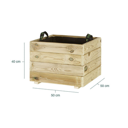 Jardinera de madera Pun Hortalia