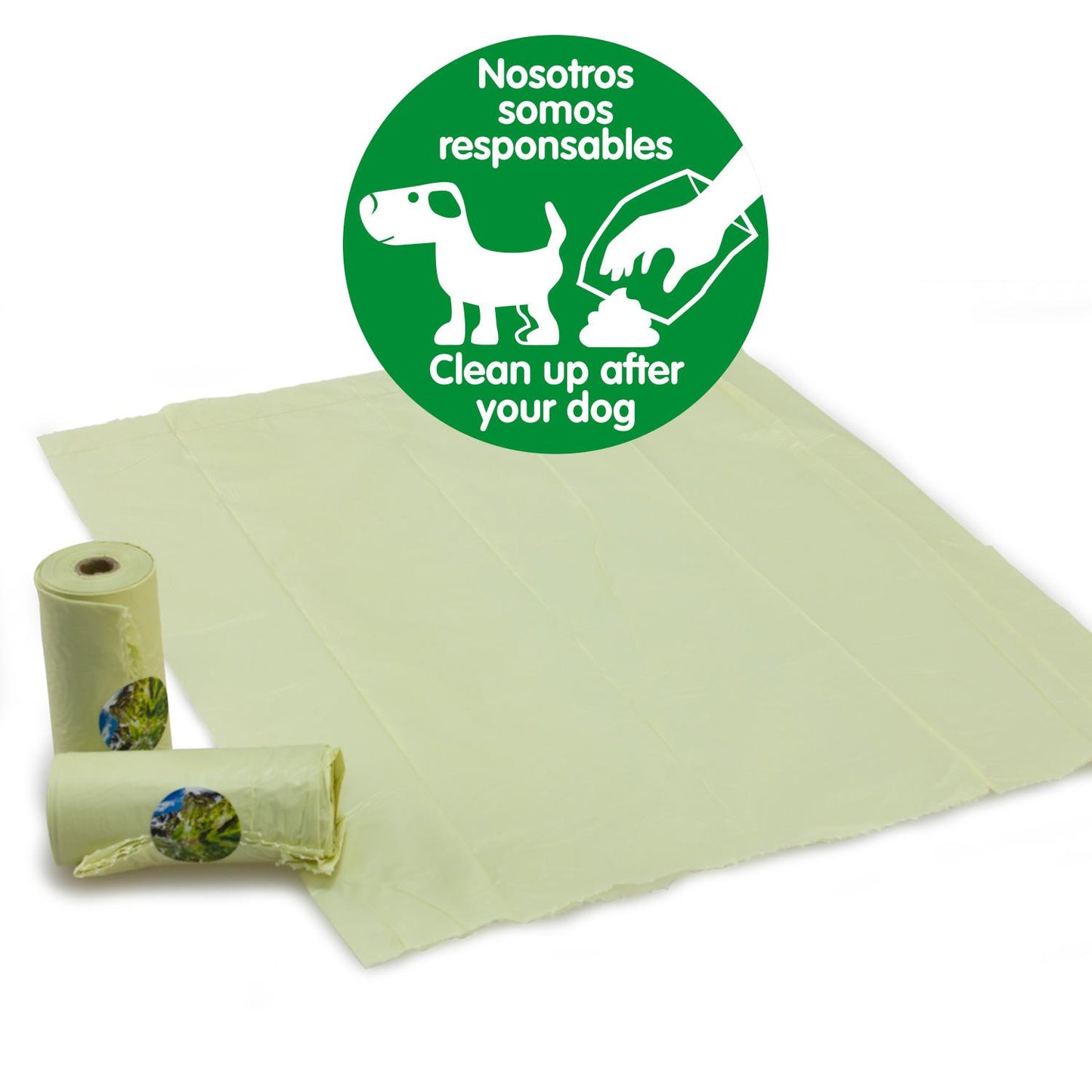 Bolsas excrementos biodegradables Arquivet 20 rollos x 15 bolsas