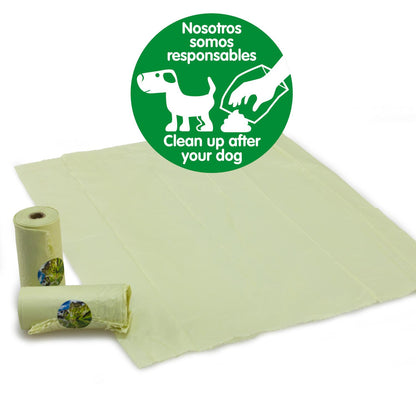 Bolsas excrementos biodegradables Arquivet 20 rollos x 15 bolsas