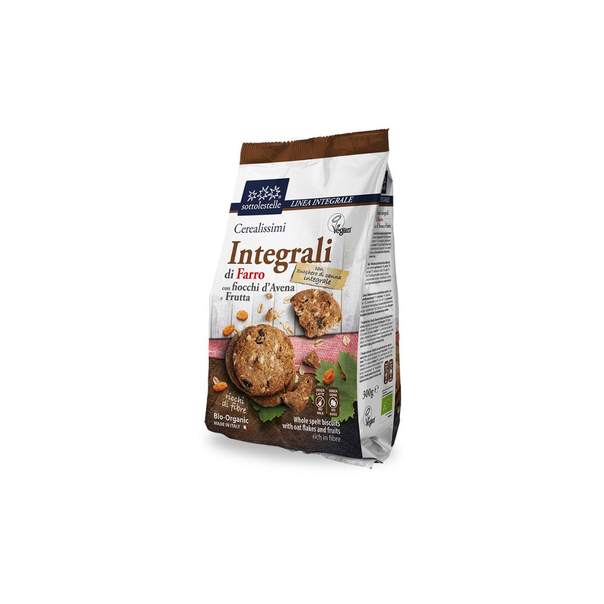 Galleta espelta integral avena fruta Sotto 300g