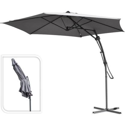 Parasol Excéntrico Ambiance 150 x 150 x 245 cm - Varios colores