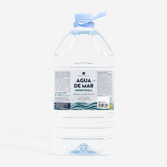 Agua de Mar Hipertónica Garrafa Planeta Huerto 5 L