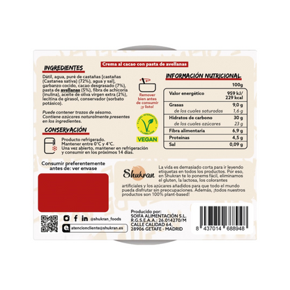 Crema Chocolate Realfooding 200 G