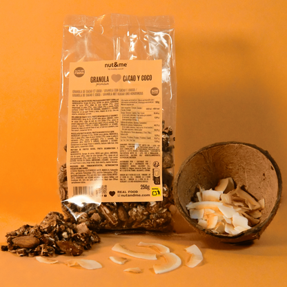 Granola  con cacao y coco 250 g Nut&me