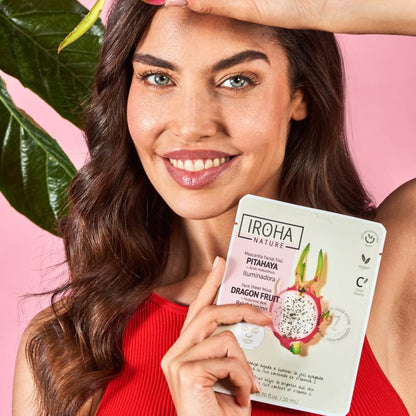 Mascarilla Facial Tisú Iluminadora con Pitahaya Iroha Nature 20 ml