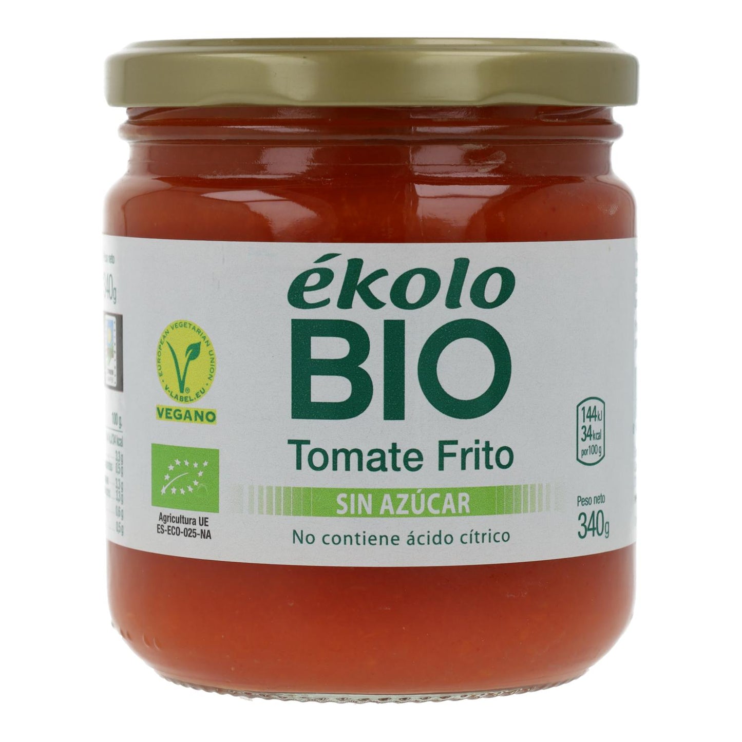 Pack 6x Tomate Frito BIO Casero Sin Azúcar Ékolo 340 g