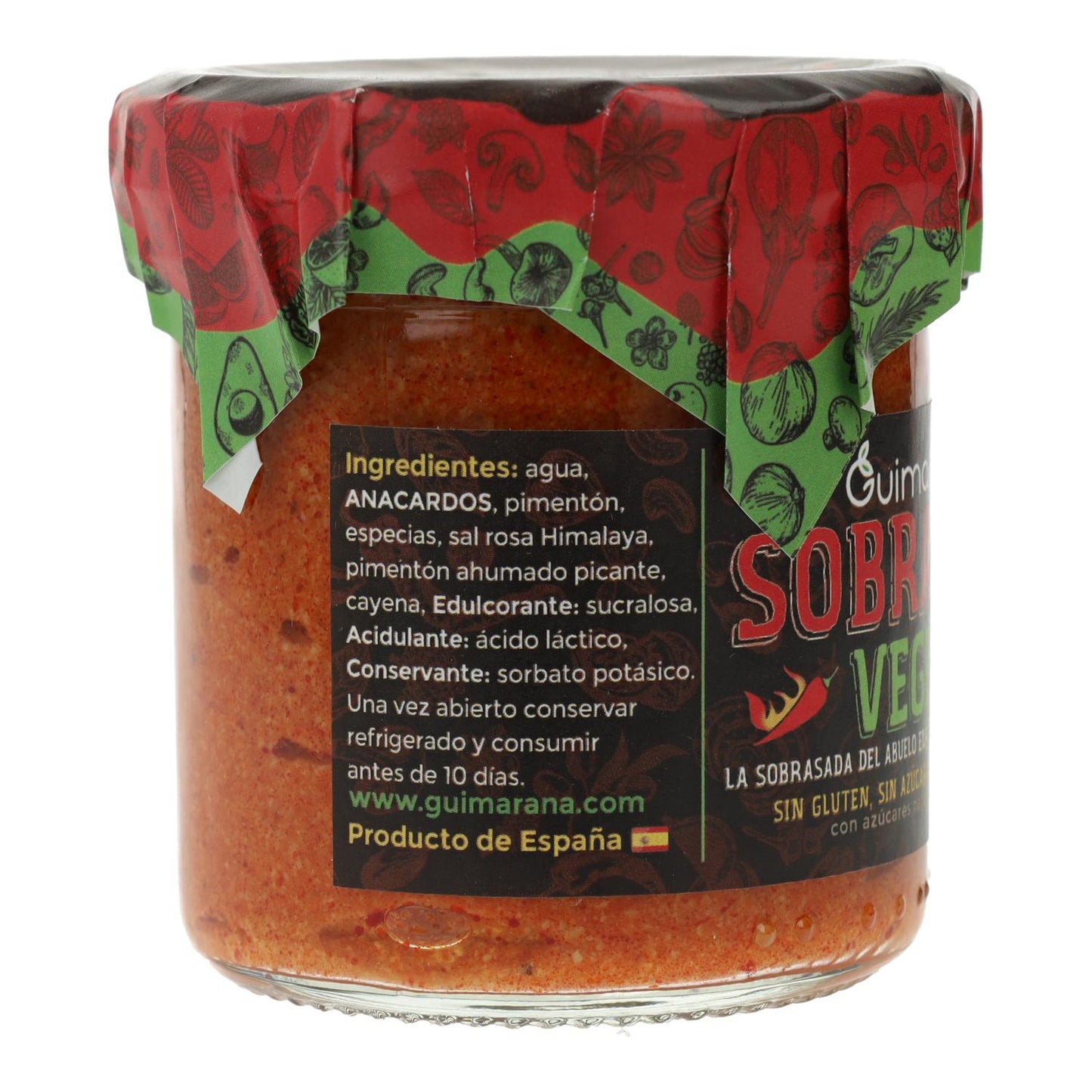 Sobrasada vegana picante Guimarana 130 g