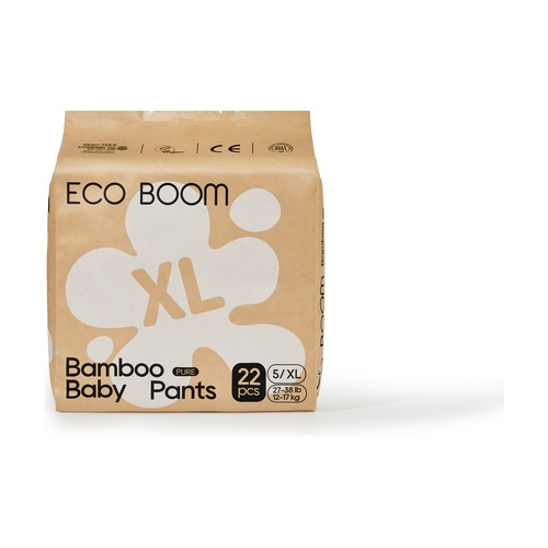 Pants de bambú Pure Ecoboom talla XL 22 uds