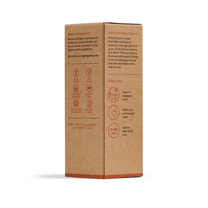 Enjuague bucal con extracción de aceite Naranja 100ml Georganics