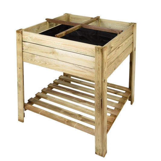 Huerto Urbano Madera Cuadrado - Faura