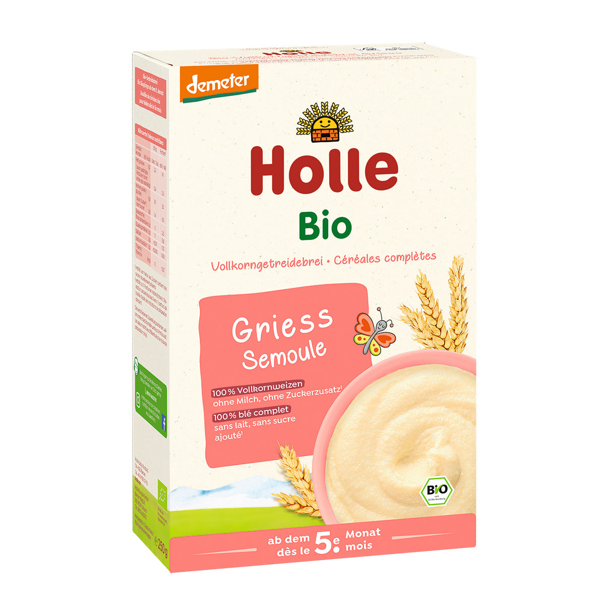 Papilla de sémola Demeter a partir 5 meses Holle 250gr