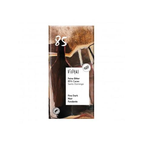 Chocolate Negro 85% Santo Domingo BIO Vivani 100g