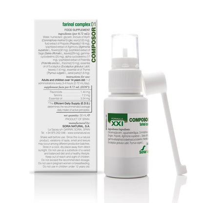 Composor 1 Farinol Complex S XXI - Soria Natural - 30 ml