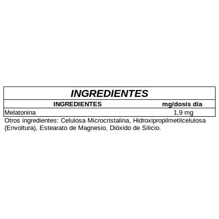Melatonina 1,9 mg Drasanvi, 60 cápsulas