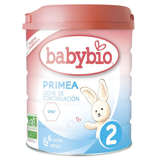 Leche continuación Primea 2 (6 a 12 meses) Ecológica 800g Babybio