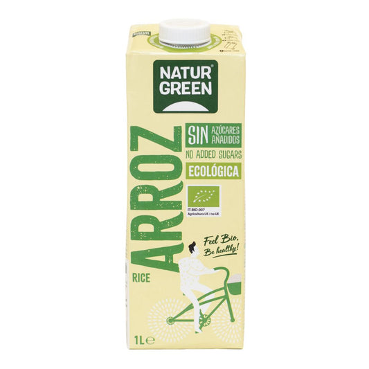 Bebida de Arroz sin azúcares añadidos NaturGreen 1 L