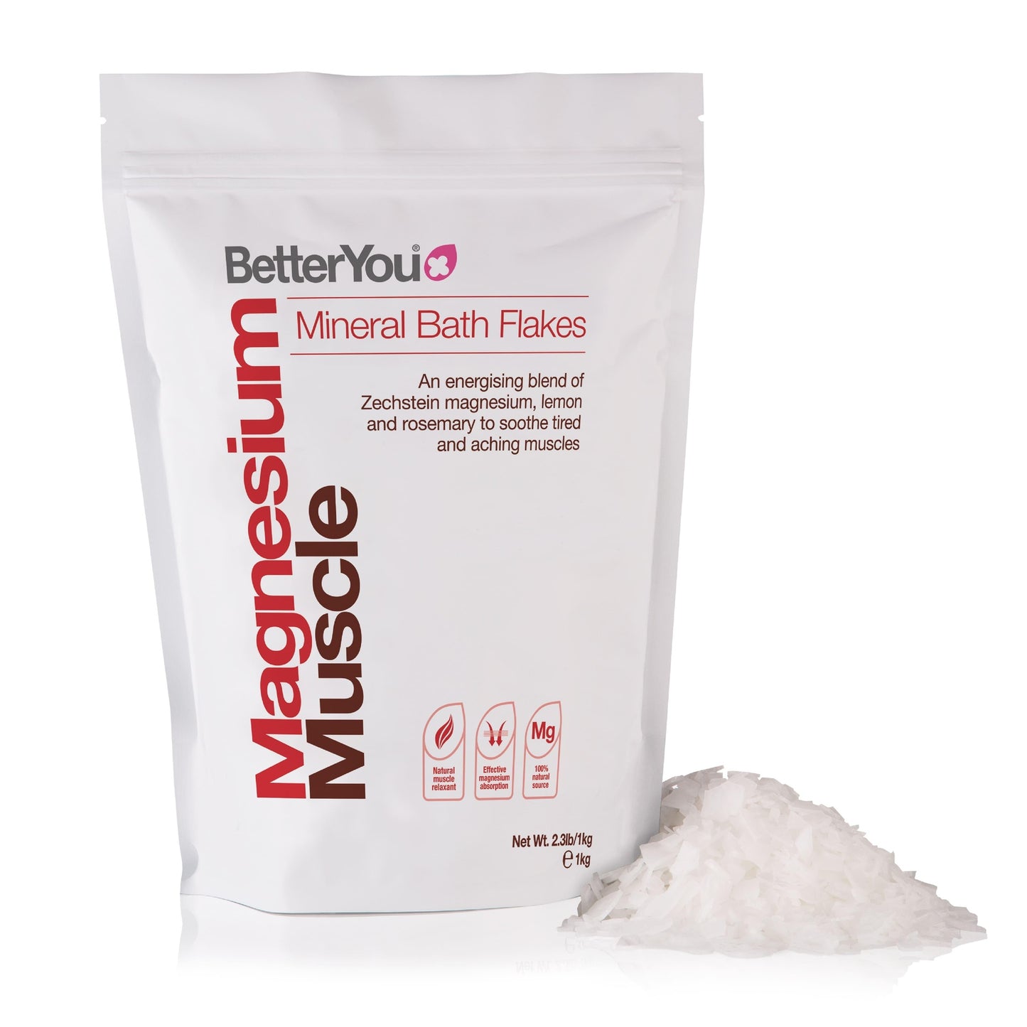 Escamas De Magnesio Músculo Better you 1Kg