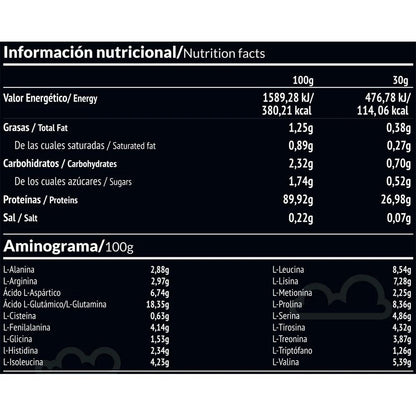 PaleoBull Valquiria Aislado de proteína sabor Neutro