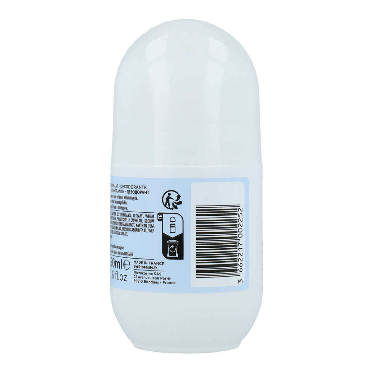 Pack PROMO 2x Desodorante orgánico roll-on mujeres Avril 50 ml