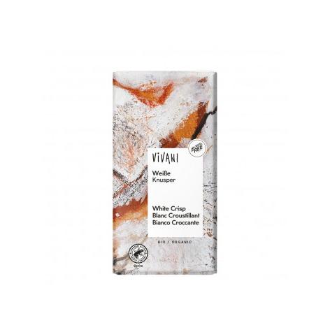 Chocolate Blanco con Arroz Inflado BIO Vivani 100g