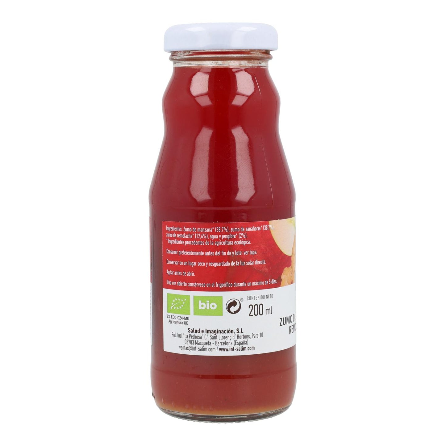Zumo Multifrutas con Jengibre Eco-Salim 200ml
